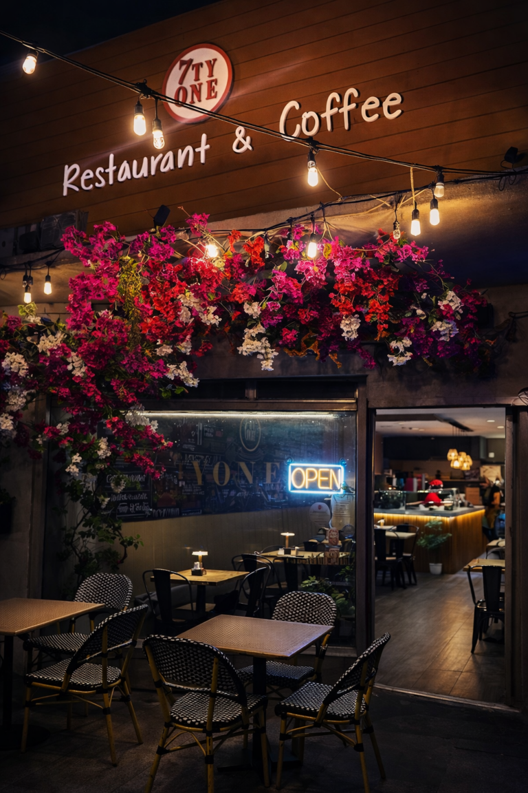 7ty one restaurant exterior miami